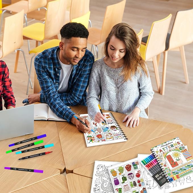 Adult Coloring Book Set- for Adults Relaxation - Image 6