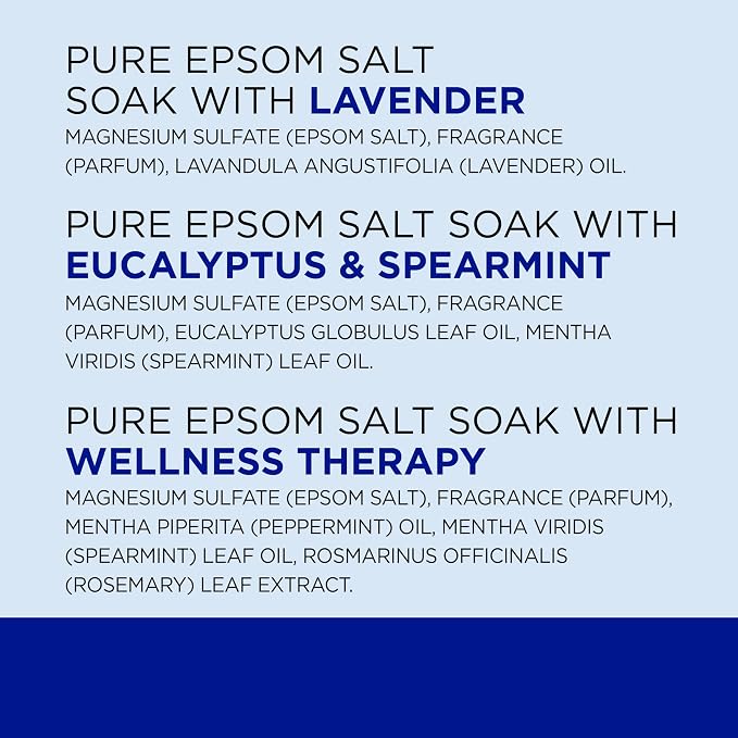 Dr Teal's Pure Epsom Salt, Eucalyptus & Wellness Trio Bundle, 3 lbs - Image 9