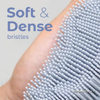MainBasics Silicone Body Scrubber Dual-Sided Shower Loofah and Massaging Nodes - Image 3