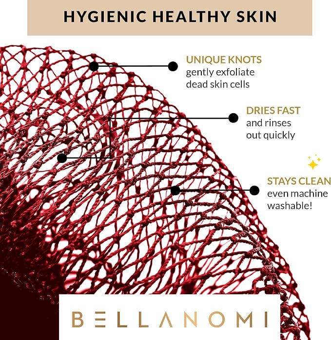 Bellanomi African Exfoliating Net Sponge, Ethically sourced from Nigeria - Image 6