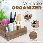 Besti Wooden Hair Dryer Holder – Hair Tools and Styling Supplies Organizer and - Image 3