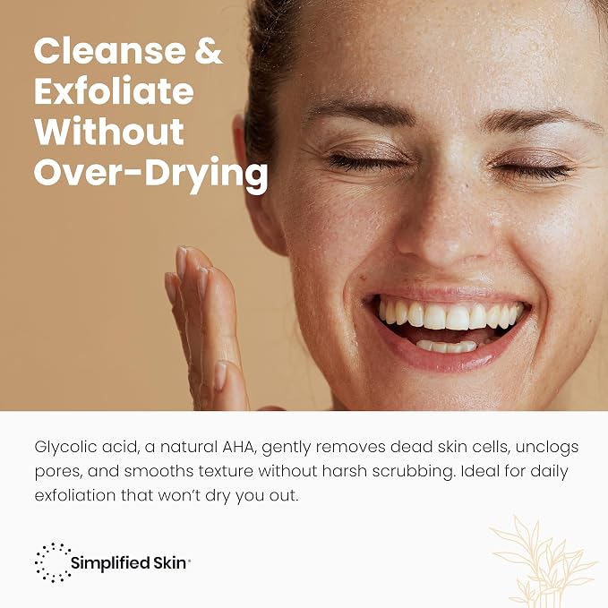 Simplified Skin Glycolic Acid Face Wash - Image 2