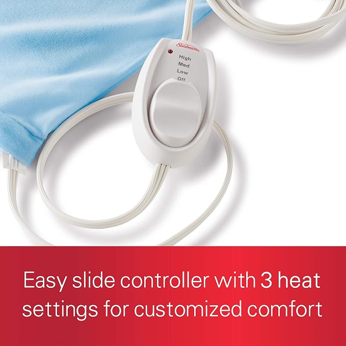 Sunbeam XL Heating Pad for Back Neck and Shoulder Pain Relief - Image 3