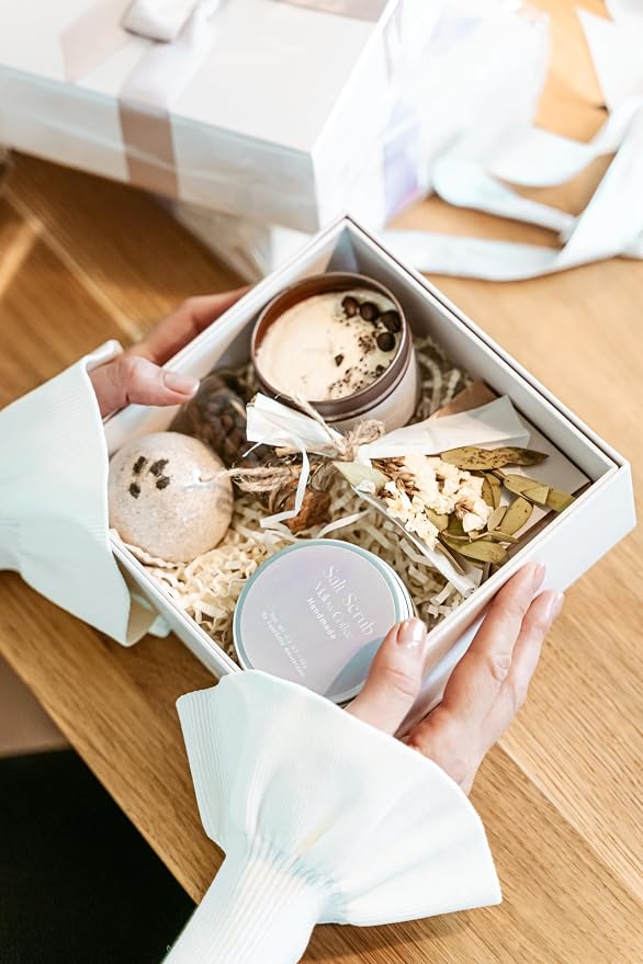 Mothers Day Spa Box for Women – Coffee Scented Candle Set - Image 8