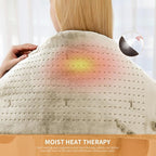SAROO Heating Pad for Back Pain Relief, Massaging Weighted Heating Pads for Neck - Image 5