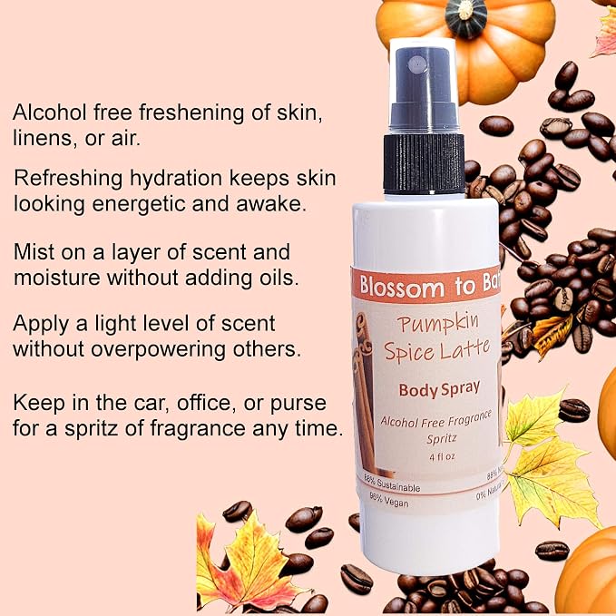 Blossom to Bath Pumpkin Spice Latte Body Spray - Image 3