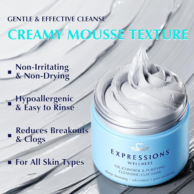 Clay Mask for Face: Deep Cleansing Pore, Dead Sea Mud Mask - Image 7