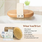SURDOCA Dry Brush, Body Exfoliating Scrubber, Bath Shower Brushes - Image 9