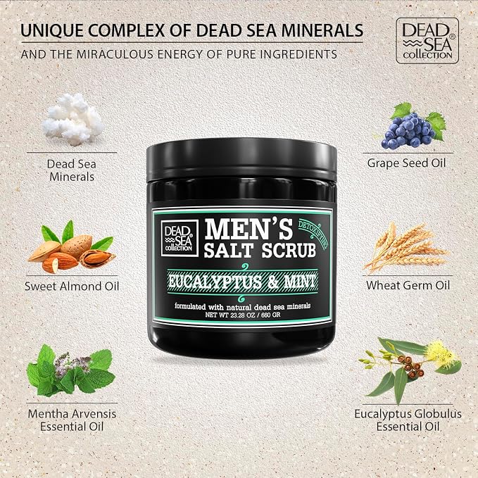 Salt Body Scrub Eucalyptus & Mint - Image 3