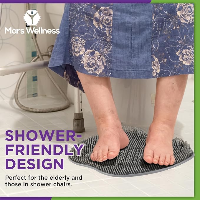 MARS WELLNESS Shower Foot Scrubber and Massager - Image 6
