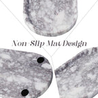 Koville Real Luxurious Natural Marble Vanity Tray, Stone Perfume Trays Jewelry - Image 4