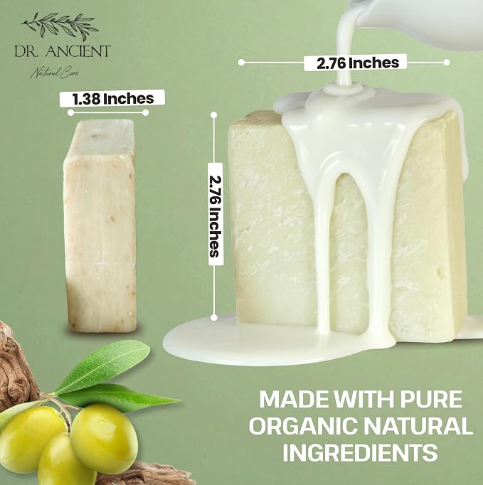 Dr.Ancient Donkey Milk Soap Bar Natural Moisturizing Milk Soap Ancient Inspired - Image 9