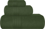BOUTIQUO Ultra Soft 3 Pack Cotton Towel Set, Contains a Bath Towels 28x55 inch by BOUTIQUO