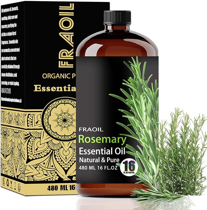 Rosemary Essential Oil, Rosemary Oil 16 Fl Oz 480 ML by FRAOILESSENTIALOIL