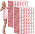 SmoothNovelty 16 Pack Microfiber Bath Towels Bulk 27'' x 60'' Oversized Size by SmoothNovelty