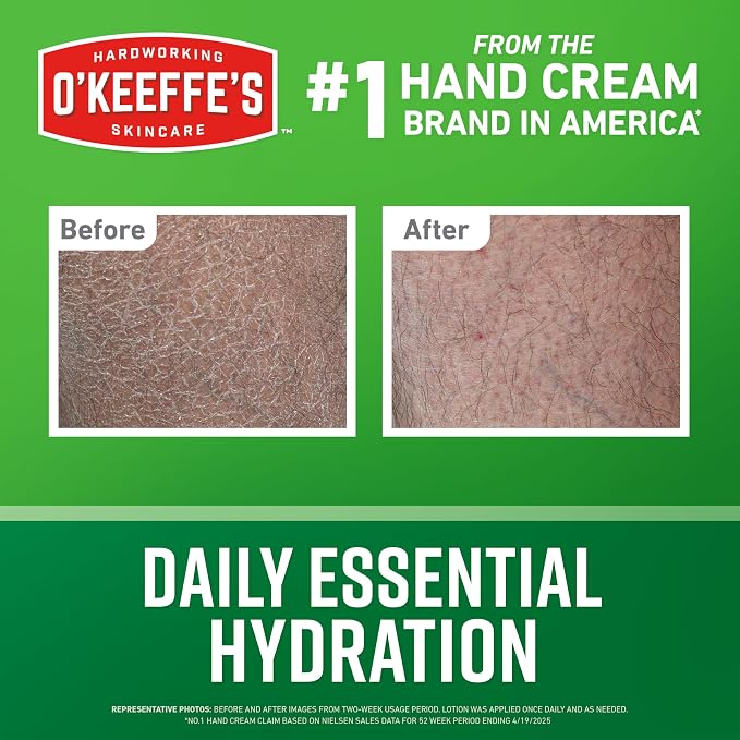 O'Keeffe's Hand and Body Lotion - 12 oz Pump - Daily Essential Hydration - Image 2