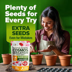 HOME GROWN Cosmos Flower Seeds Bulk Pack - Image 8
