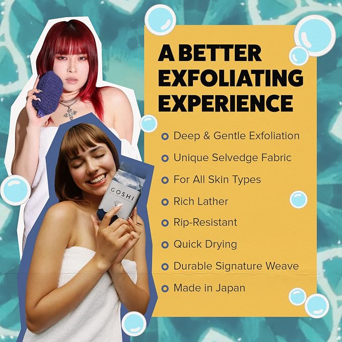 GOSHI Exfoliating Shower Sponge - Image 3