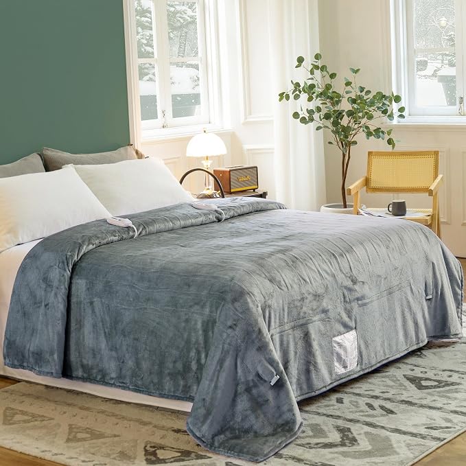 JET'S HOME Heated Blanket King 100"x90" by Jetshome