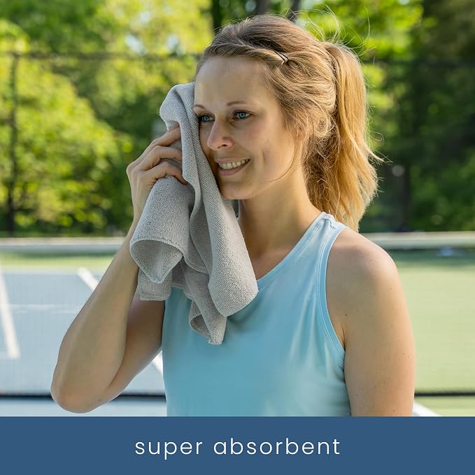 S&T INC. Microfiber Gym Towels, Yoga Towel - Image 2