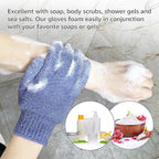 Evridwear Exfoliating Dual Texture Bath Gloves - Image 6