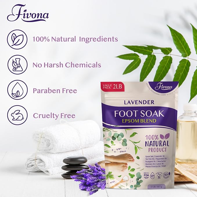 Foot Soak Epsom Salt with Lavender - Image 6
