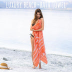 Ray Silver Turkish Beach Towel – 100% Cotton 40x71 Quick Dry Oversized Sand - Image 2