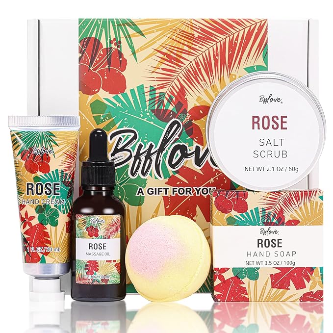 Spa Gifts for Women, Gift Set, Self Care Kit, Birthday Gifts, Bath Bomb by BFFLOVE