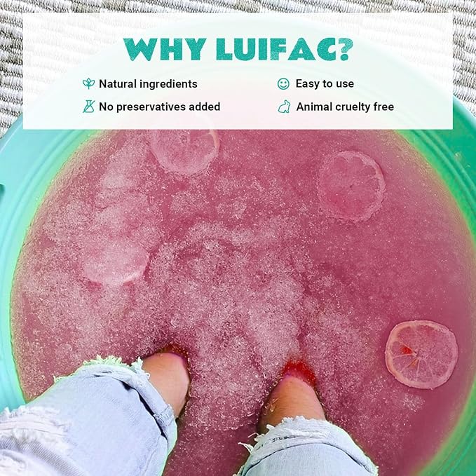 Foot Soak, 3 Pack Jelly Spa Pedicure Spa, Bubble Foot Bath Spa, Salon Pedi - Image 9