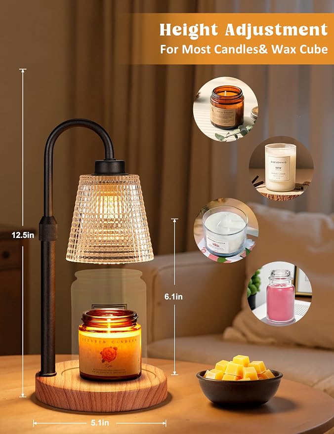 Innqoo Rustic Candle Warmer Lamp - Image 3