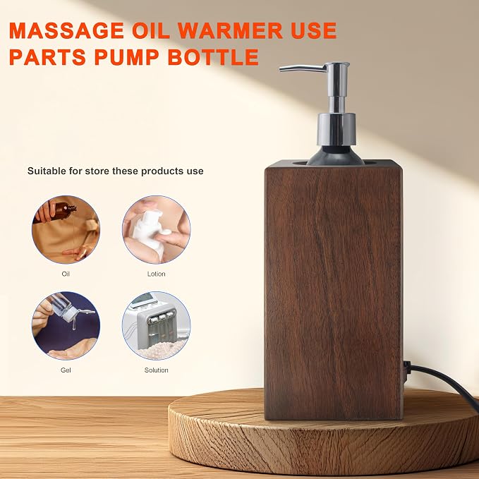 Elitzia ETAW02S ETAW03 Massage Oil Warmer Use Metal Pump Bottle Dispenser 1 - Image 2