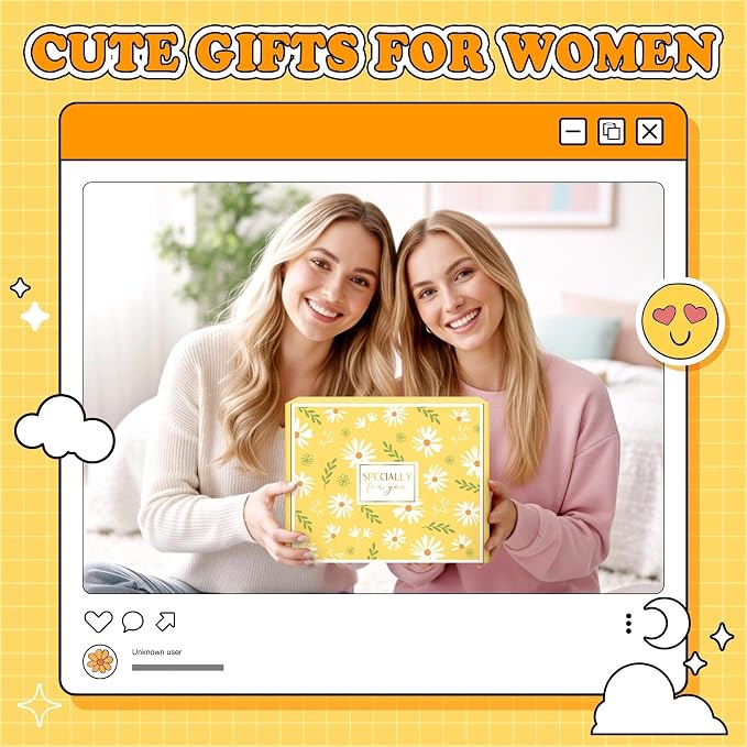 Gift Baskets for Women Unique Birthday Gifts for Women self care cheer up gifts - Image 7