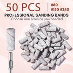 Makartt Sanding Bands for Nail Drill:50 Pcs Small Nail Sanding Files - Image 7