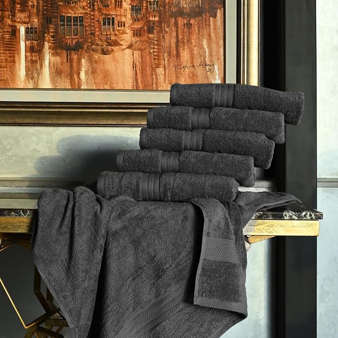 HERCULEAN Large Bath Towels 24 x 50 Pack of 6 | Quick Dry and Highly Absorbent - Image 6