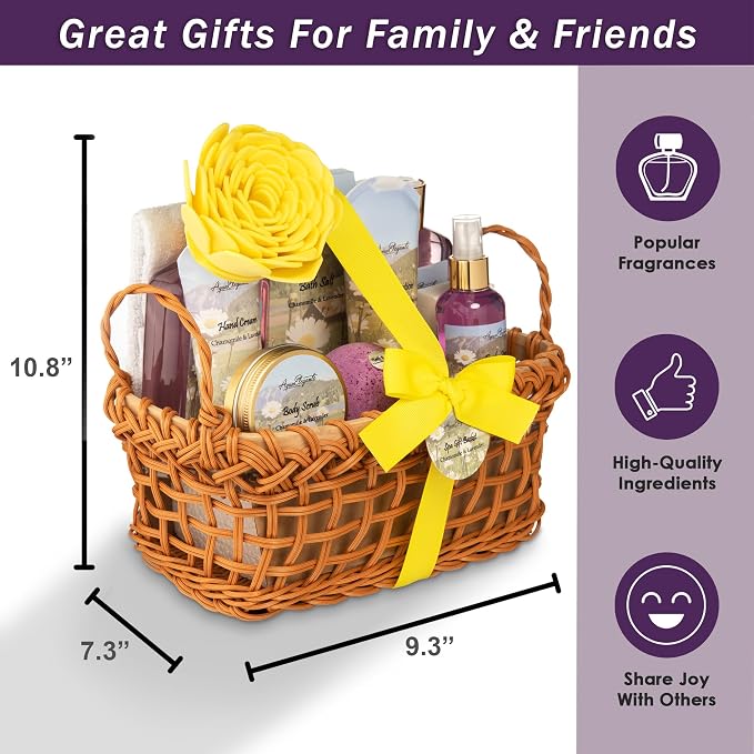 Aqua Elegante Spa Basket For Women - Image 8