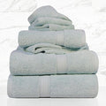 SUPERIOR Egyptian Cotton Pile 6 Piece Towel Set, Includes 2 Bath, 2 Hand by SUPERIOR