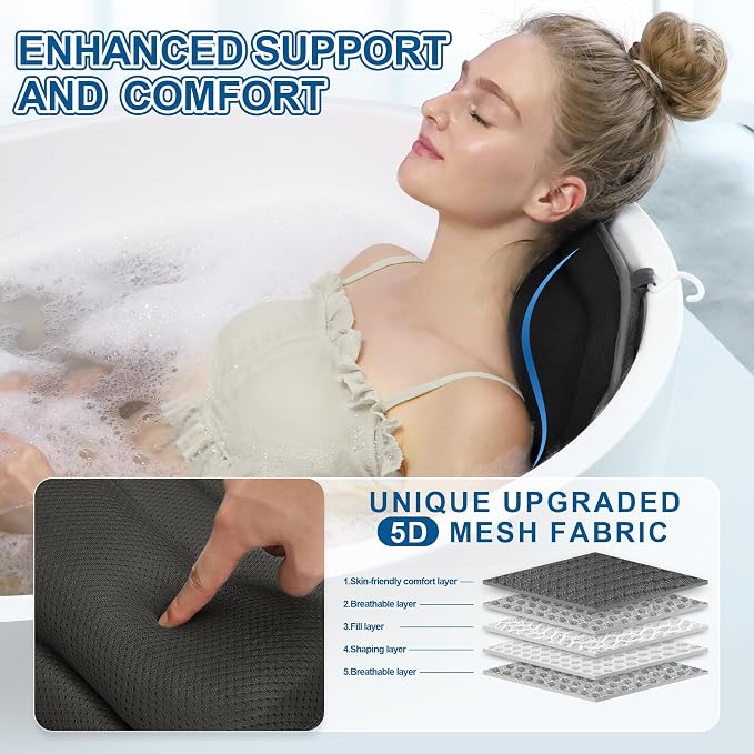 Poemland Luxury Full Body Bath Pillows - Image 2
