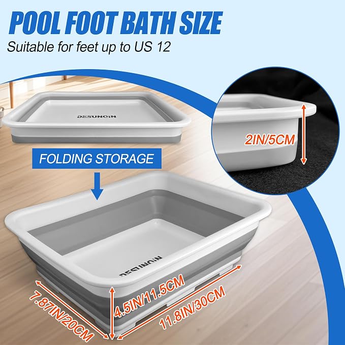 11.8" x 7.87" x 4.5" Pool Foot Bath Tray - Image 2