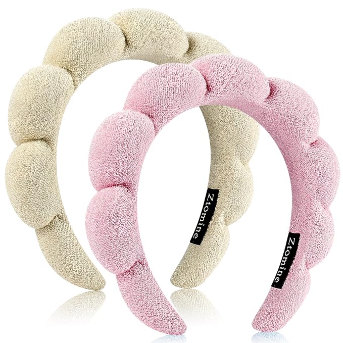 Ztomine Headband, Puffy Makeup Headbands by Ztomine