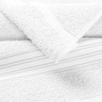 BOUTIQUO 100% Cotton 2 Pack Bath Towel Set 28x55 inches, Eco-Friendly Large - Image 2