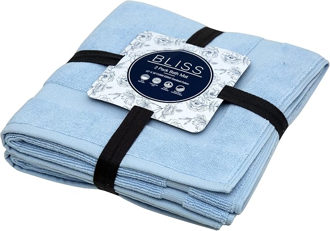 Bumble Towels Bliss Luxury 2 Pack Banded Bath Mats - Image 7