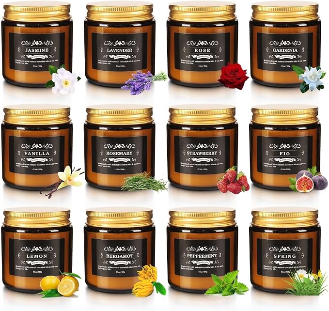 YOROXRG 12 Pcs Scented Candles - Image 2