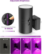 L LOHAS LED Purple Night Light, Night Lights Plug into Wall - Image 3