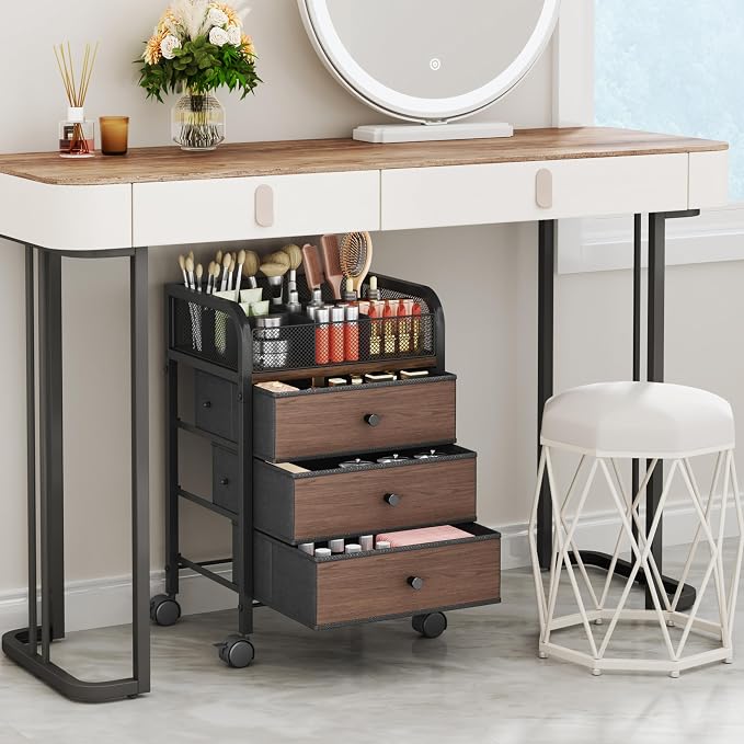 SWTYMIKI Rolling Makeup Organizer Cart - Image 8