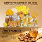 17-Piece Mothers Day Gifts for Women & Men, Almond Luxury Spa Gift Set Bath and - Image 7