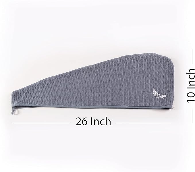 100% Turkish Cotton Hair Towel Wrap - Image 4