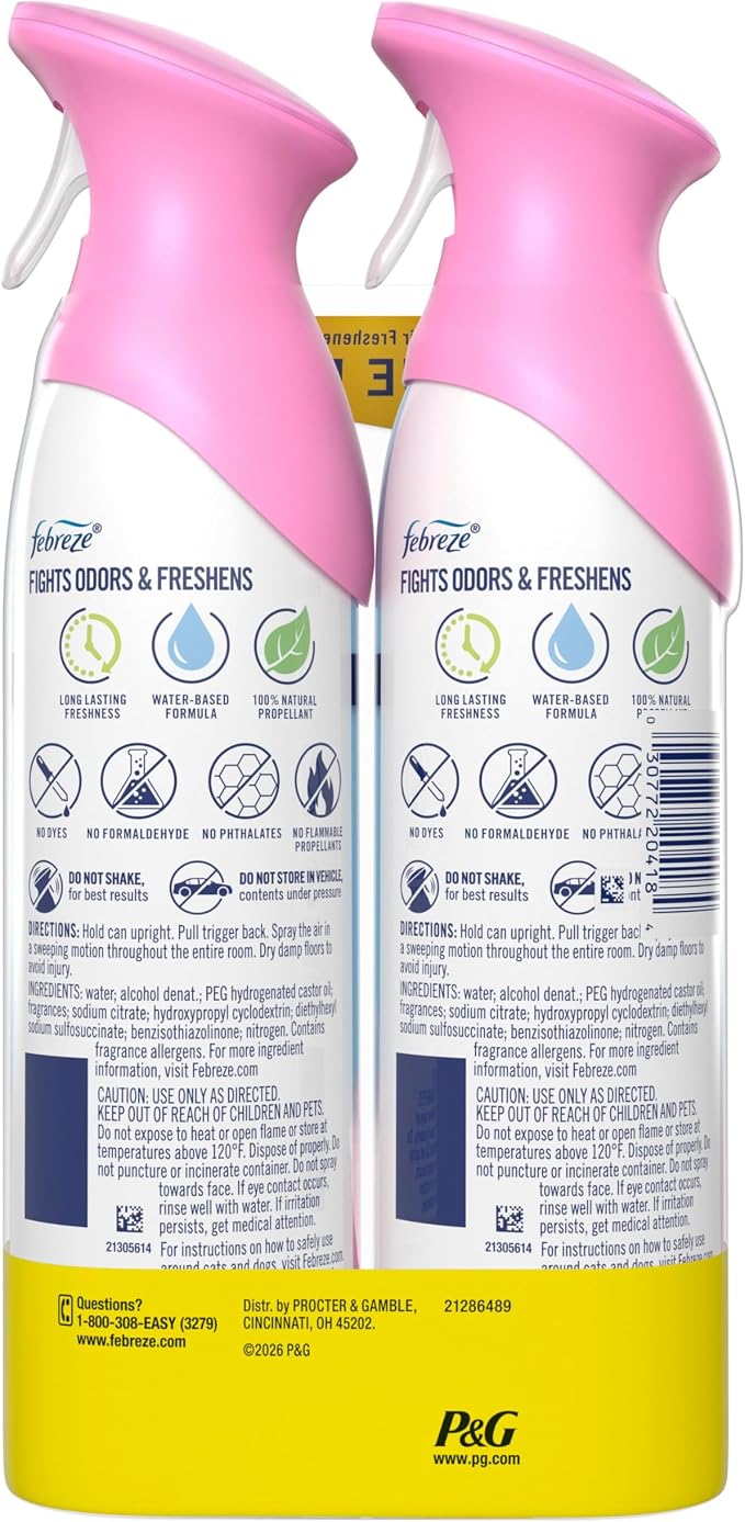 Febreze Air Mist, Air Freshener Spray, Odor Fighting Room Spray, Deodorizer - Image 13