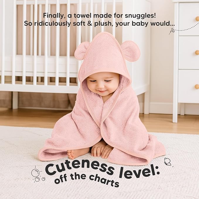 KeaBabies 2-Pack Hooded Baby Towels - Image 2