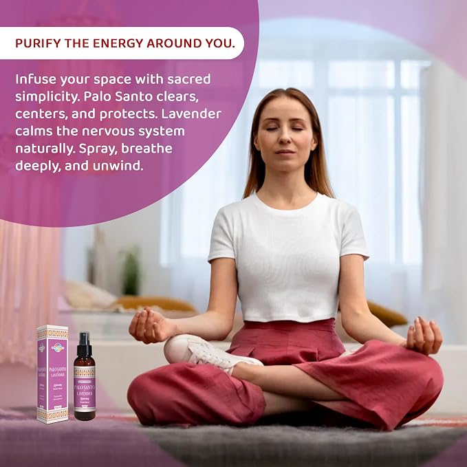 Sacred Element's Palo Santo & Lavender Room Spray | Natural Purifying Mist - Image 4