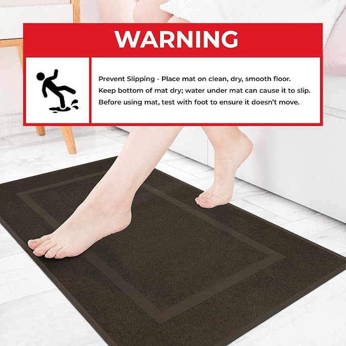 Cotton Paradise 100% Cotton Bath Mats - Image 4